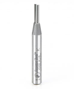 Amana 45200 Solid Carbide Cutting Edge Straight Plunge High Production 1/8 Dia x 7/16 x 1/4" Shank