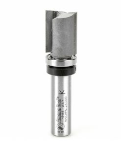 Amana 45463 3/4 x 1" 2FL Flush Trim Plunge Template Bit w/Upper Bearing 1/2 Shank