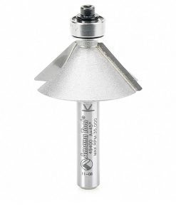 Amana 49400 Chamfer 45 Degree x 1-1/4 Dia x 1/2 x 1/4" Shank