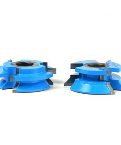 Amana SC642 2-Piece Carbide Tipped 3-Wing V Paneling 2-3/4 Dia x 1 x 45 Deg x 1/2 & 3/4 Bore Set for 1 Material