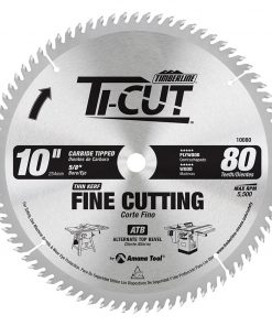 Timberline 10080 10" x 80T ATB Ti-Cut General Purpose Saw Blade 5/8 Arbor