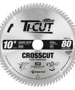 Timberline 10080-30 10" x 80T ATB Ti-Cut General Purpose Saw Blade 30mm Arbor