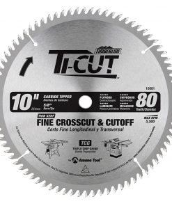 Timberline 10081 TI-CUT SAW 10"/80T TCG 5/8"