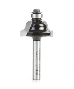 Timberline 240-10 1" x 15/32 x 5/32 Rad. C/T 2FL Roman Ogee Router Bit w/Bearing 1/4" Shank