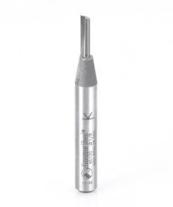 Amana 45100 1/8 x 7/16 C/T 1FL Straight Plunge Router Bit 1/4" Shank
