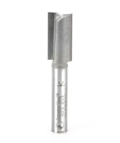 Amana 45216 3/8 x 3/4 2FL Straight Plunge Router Bit 1/4" Shank