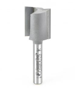 Amana 45229 11/16 x 3/4 2FL Straight Plunge Router Bit 1/4" Shank