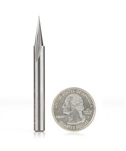 Amana 45783 1/4 x 18 Degree S/C 2FL Carving/Engraving Router Bit 1/4" Shank