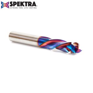 Solid Carbide Spektra™ Extreme Tool Life Coated Compression Spiral