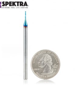 Amana 46229-K 1/32 x 1/8 S/C 2FL Down-Cut Spiral Router Bit Spektra Coated 1/8" Shank