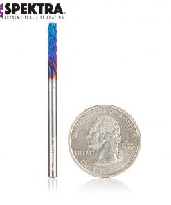 Amana 46260-K 1/8 x 1/2 Solid Carbide Spektra Spiral Carbon Graphite & Carbon Fiber Panel Down-Cut Router Bit 1/8" Shank