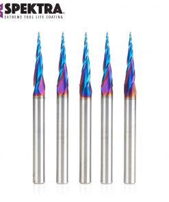 Amana 46280-K-5 5PCS 1/32 CARVING TAPERED SPKT