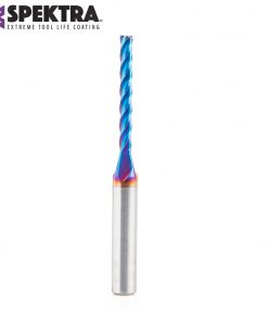 Amana 46292-K 1/8 x 1-3/32 x 0.10 Degree S/C 4FL Spektra Flat Bottom Long Flute Router Bit 1/4" Shank