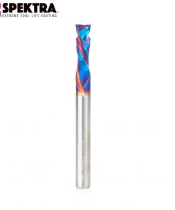 Amana 48304-K 6mm x 20mm S/C 2FL Spektra Mortise Compression Router Bit 6mm Shank