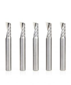 Amana 51402-5 5 PC 1/4"x1/4"SHK SPIRAL ALUM