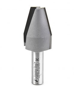 Amana 54532 1-1/8 x 1-5/8 2FL Traditional Vertical Raised Panel Router Bit 15 Degree Bevel 1/2" Shank