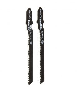 Timberline 601-304 3-1/4" x 21 TPI High Carbon Steel T-Shank Jigsaw Blade for Plywood, Hard/Softwood (2 pcs)