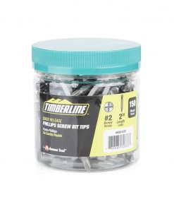 Timberline 608-633 150 PC/JAR #2X2" PHILLIPS TIPS