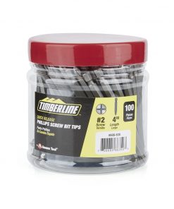 Timberline 608-635 100 PC/JAR #2 PHILLIPS TIP 4"L
