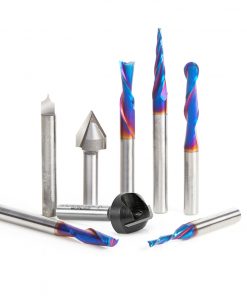 Amana AMS-177-K-B 8PC GENERAL PURPOSE CNC 1/4"SK