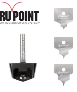 Amana AMS-214 4 PC ROUNDOVER POINT SET 1/4"S