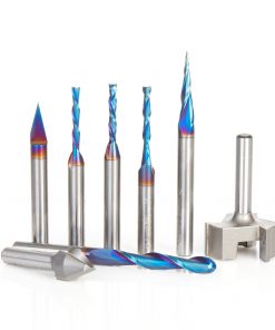 Amana AMS-224 8PC CNC PREMIUM CNC TOOL SET