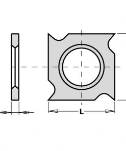CMT 790.181.00 - REV. THROWAWAY KNIFE CARBIDE