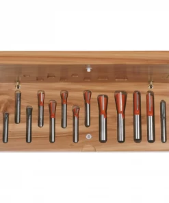CMT 800.519.11 - 13 PIECE DOVETAIL & STRAIGHT BIT SET