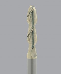 Onsrud AMC701735 Solid Carbide end mill 2FL 5/8 x 2-1/4 x 5 OAL 0.250 CR For ISO N Non-Ferrous, Aluminum, Brass, Bronze, Copper, 5/8 Shank, ZrN Coated