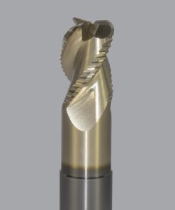 Onsrud AMC800119 Solid Carbide end mill 3FL 3/4 x 1/1 x 4 OAL 0.120 CR For ISO N Non-Ferrous, Aluminum, Brass, Bronze, Copper, 3/4 Shank, ZrN Coated