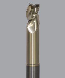 Onsrud AMC800131 Solid Carbide end mill 3FL 3/4 x 1/1 x 6 OAL 0.120 CR For ISO N Non-Ferrous, Aluminum, Brass, Bronze, Copper, 3/4 Shank, ZrN Coated