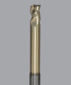 Onsrud AMC800165 Solid Carbide end mill 3FL 1/2 x 5/8 x 5 OAL 0.030 CR For ISO N Non-Ferrous, Aluminum, Brass, Bronze, Copper, 1/2 Shank, ZrN Coated