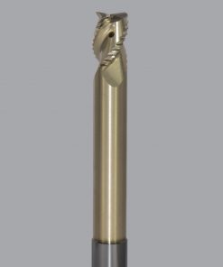 Onsrud AMC800167 Solid Carbide end mill 3FL 1/2 x 5/8 x 5 OAL 0.060 CR For ISO N Non-Ferrous, Aluminum, Brass, Bronze, Copper, 1/2 Shank, ZrN Coated