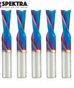 Amana 46203-K-5 Spektra Spiral Plunge 3/8 Dia x 1 x 3/8" Shank - 5 Pack