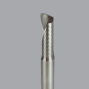 Solid Carbide router, 1 flute, upcut O flute
