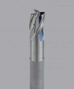 Onsrud AHR2656024 Solid Carbide end mill, 3 flute, 0.030 corner rad, Necked short length, Uncoated