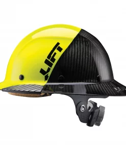 DAX Carbon Fiber Full Brim 50-50 (Yellow/Black)