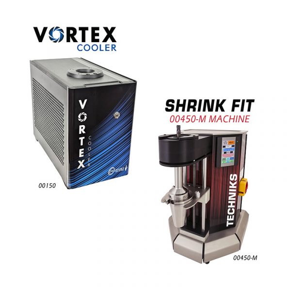 Vortex Cooler Shrink Fit Tool Holder Cooling System