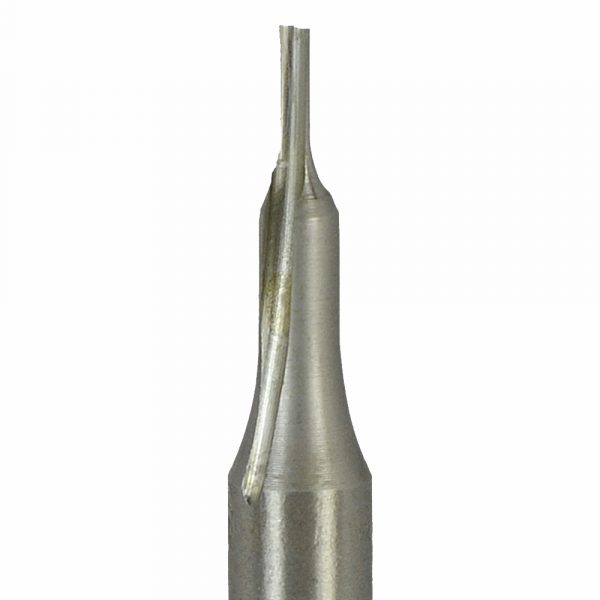 Onsrud 10-00 HSS Router 1FL 1/16 x 3/16 x 2 OAL For Soft Plastic, Natural Wood, 1/4 Shank