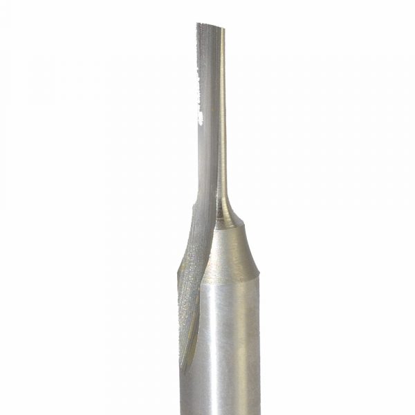 Onsrud 10-20 HSS router 1FL 1/8 x 1/2 x 2 OAL For Soft Plastic, Natural Wood, 1/4 Shank