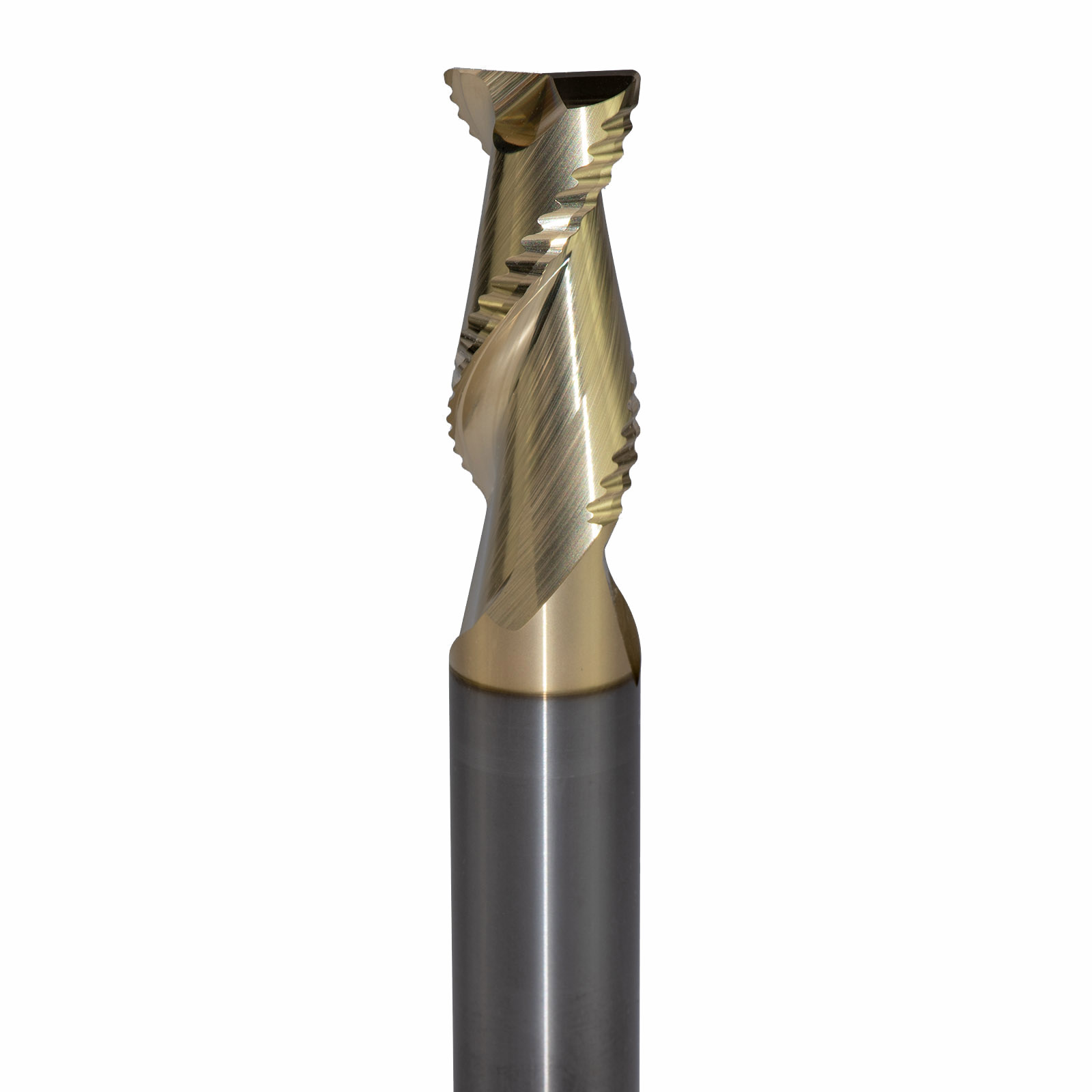 Onsrud AMC800269 Solid Carbide end mill 2FL 5/8 x 1-3/8 x 3-1/2 OAL 0.030 CR For ISO N Non-Ferrous, Aluminum, Brass, Bronze, Copper, 5/8 Shank, ZrN Coated
