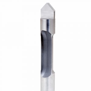 Onsrud 18-00 HSS router 1FL 1/4 x 3/4 x 2-5/8 OAL For Wood Panels, Vinyl Coated Panels, Wall Board, Aluminum Layered Materials, 1/4 Shank