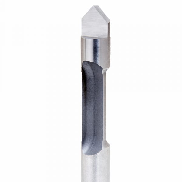 Onsrud 18-00 HSS router 1FL 1/4 x 3/4 x 2-5/8 OAL For Wood Panels, Vinyl Coated Panels, Wall Board, Aluminum Layered Materials, 1/4 Shank