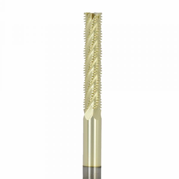 Onsrud 29-115 Solid Carbide Hogger 8FL 3/8 x 2 x 4 OAL For Honeycomb, 3/8 Shank, ZrN Coated