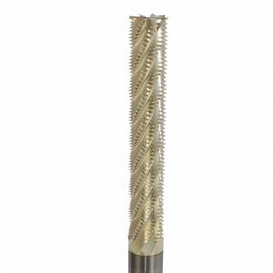 Onsrud 29-135 Solid Carbide Hogger 10FL 16.00 mm x 80.00 mm x 150.00 mm OAL For Honeycomb, 16.00 mm Shank, ZrN Coated