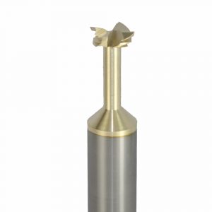Onsrud 34-106 Soild Carbide 4FL 11.51 mm x 3.30 mm x 76.00 mm OAL For Honeycomb Panel, 12.00 mm Shank, ZrN Coated