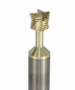 Onsrud 34-111 Soild Carbide 4FL 453/1000 x 19/50 x 3 OAL For Honeycomb Panel, 1/2 Shank, ZrN Coated