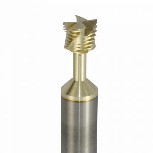 Onsrud 34-111 Soild Carbide 4FL 453/1000 x 19/50 x 3 OAL For Honeycomb Panel, 1/2 Shank, ZrN Coated