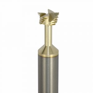 Onsrud 34-117 Soild Carbide 4FL 1/2 x 1/4 x 3 OAL For Honeycomb Panel, 1/2 Shank, ZrN Coated