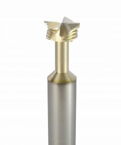 Onsrud 34-124 Soild Carbide 4FL 14.29 mm x 6.35 mm x 76.00 mm OAL For Honeycomb Panel, 12.00 mm Shank, ZrN Coated